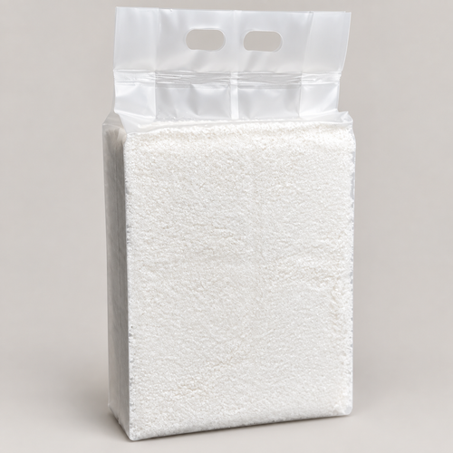 Coobberpet cassava litter — current clear bag packaging